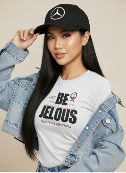 Be Jelous Front-Print T-Shirt