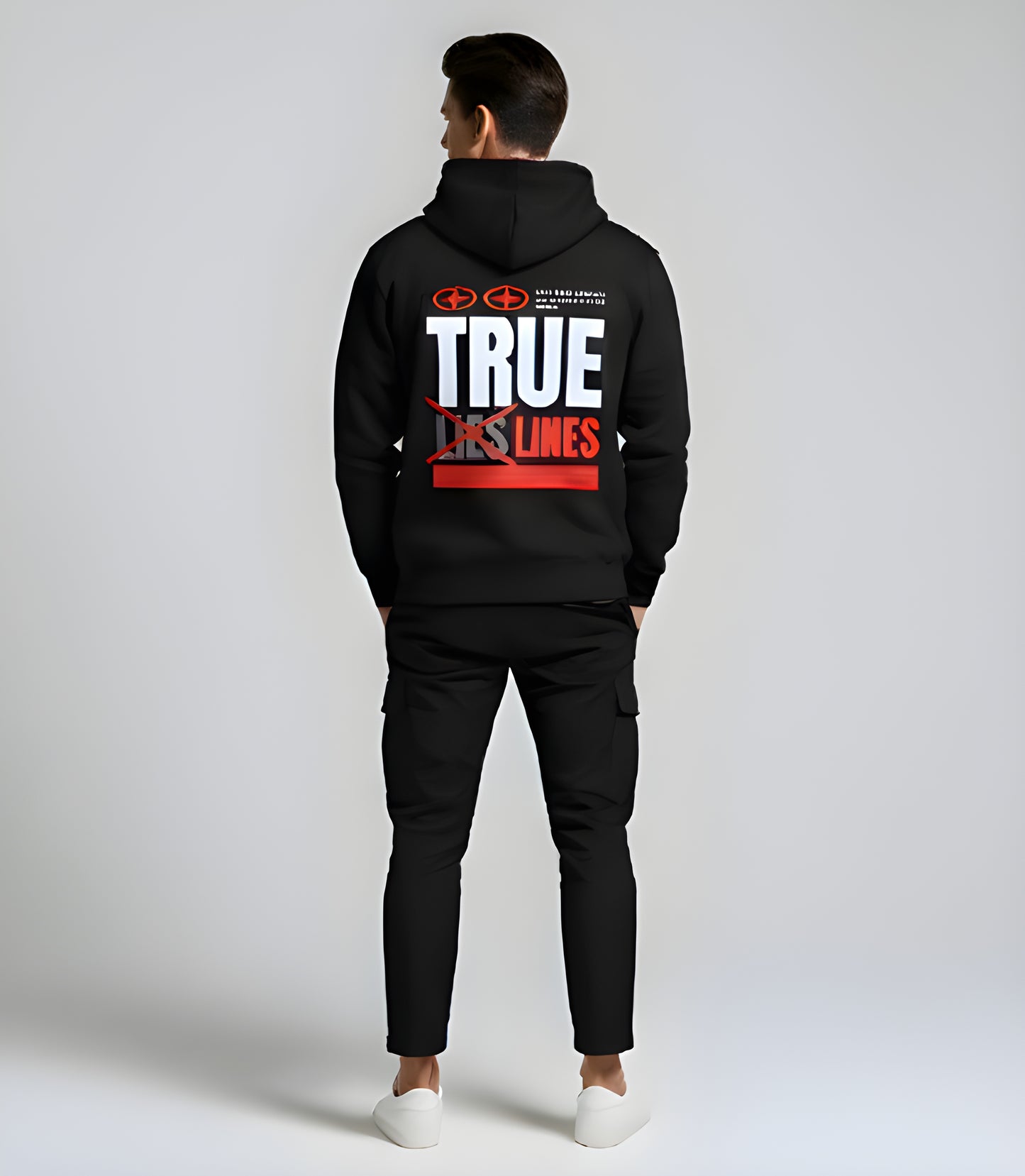 True Lies Back-Print Hoodie