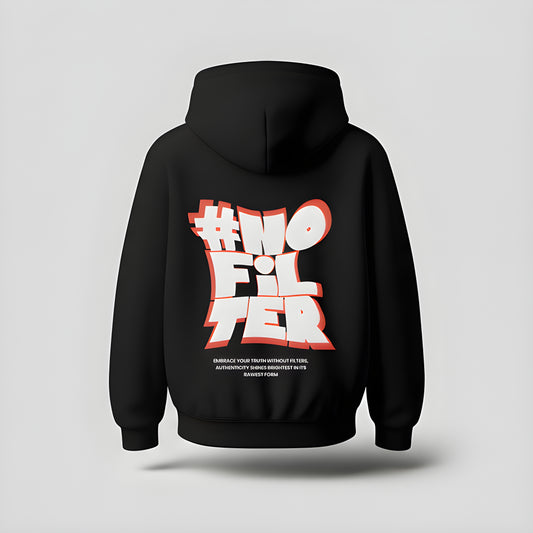 No Filter Back-Print Hoodie