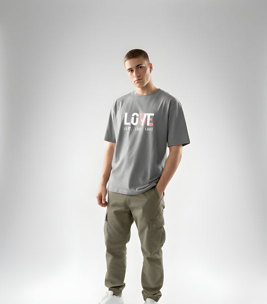 Lost in Love Front-Print T-Shirt