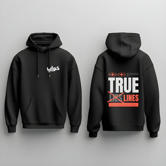 True Lies Back-Print Hoodie
