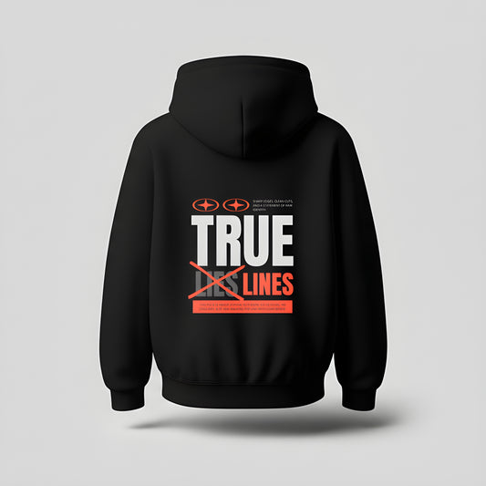 True Lies Back-Print Hoodie