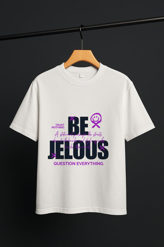 Be Jelous Front-Print T-Shirt
